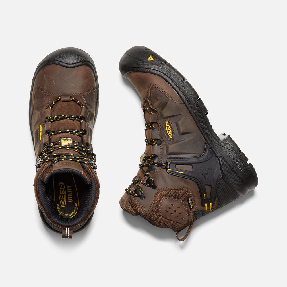 Keen Trekking Bot Erkek Kahverengi - Dover 6\" Wp (Carbon-Fiber Toe) - Türkiye TGSY07425